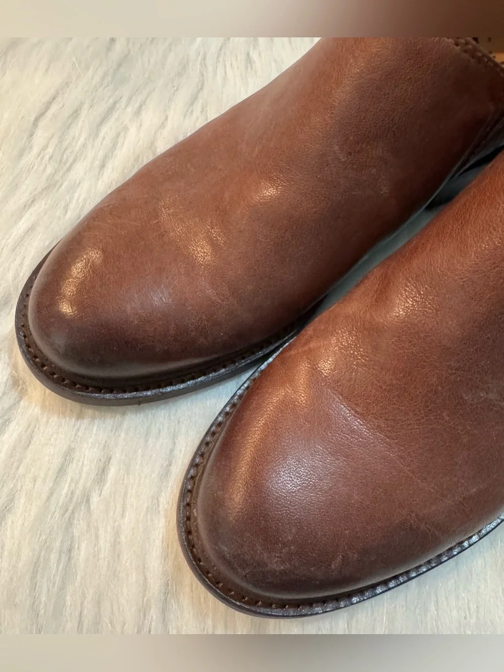 Sofft Naisbury II Slip-On Bootie Italian Leather Brown VERY COMFORTABLE SZ 8 NIB